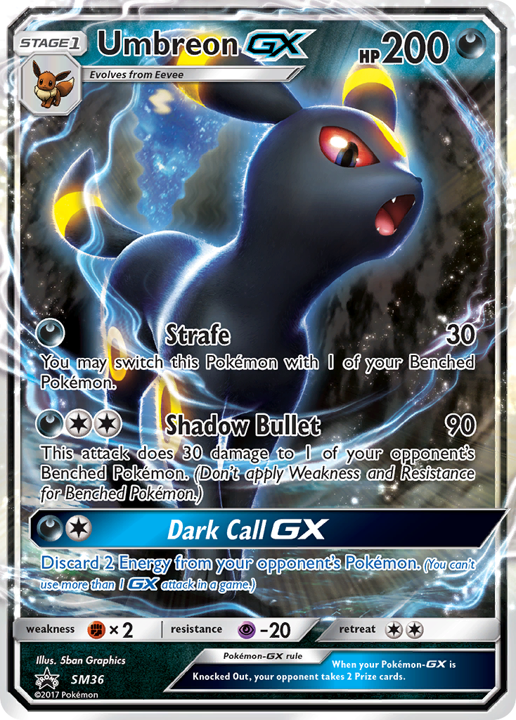 Umbreon-GX - SM Black Star Promos SET-SM36