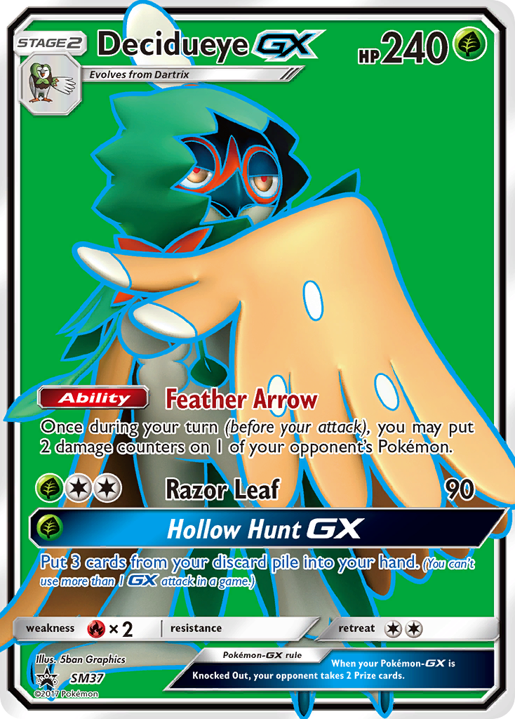 Decidueye-GX - SM Black Star Promos SET-SM37