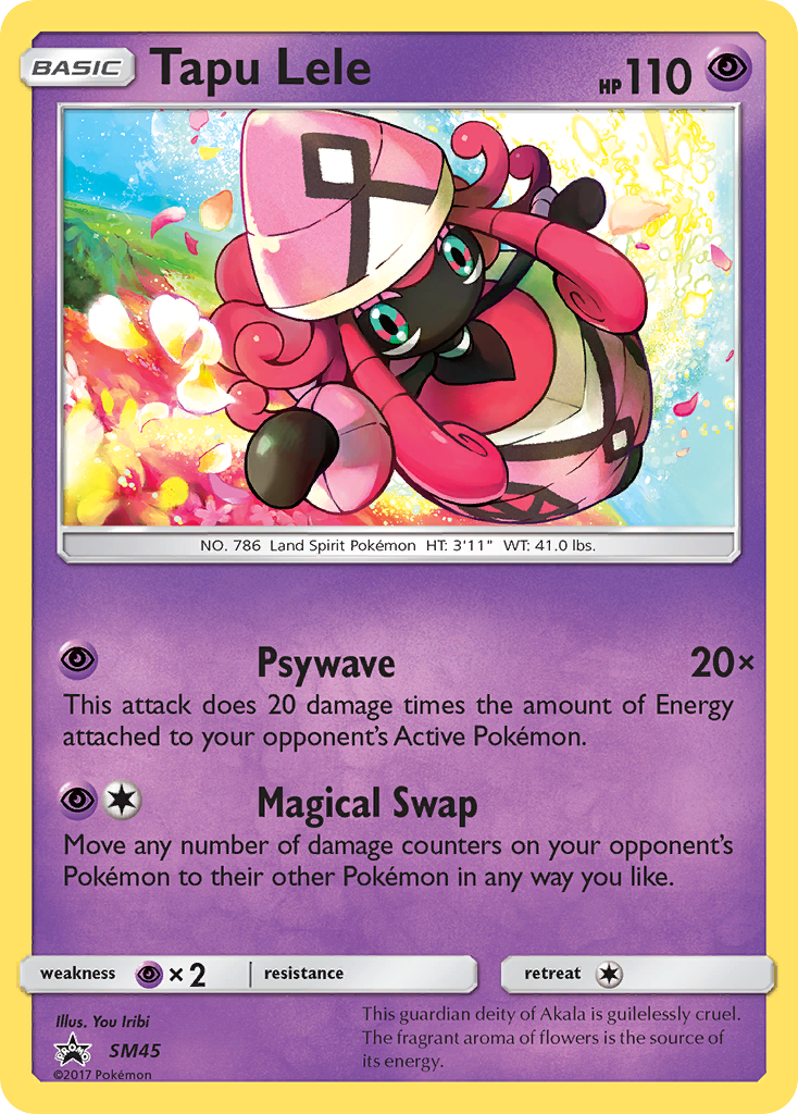 Tapu Lele - SM Black Star Promos SET-SM45