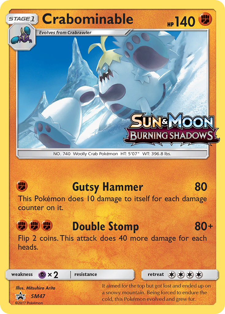 Crabominable - SM Black Star Promos SET-SM47