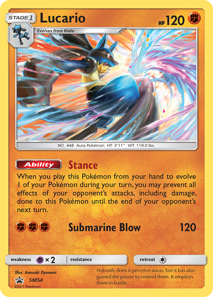 Lucario - SM Black Star Promos SET-SM54
