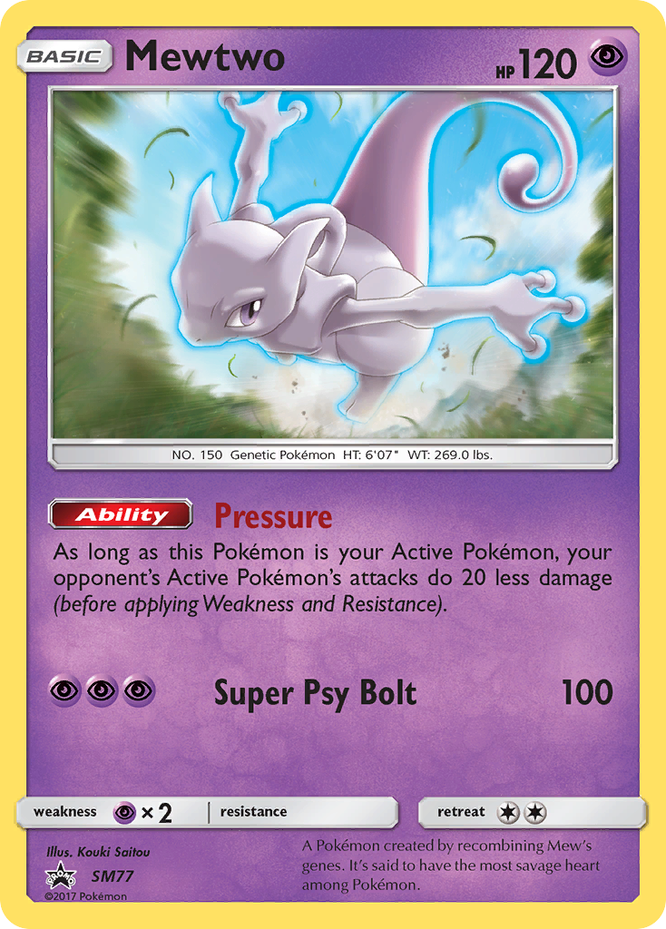 Mewtwo - SM Black Star Promos SET-SM77