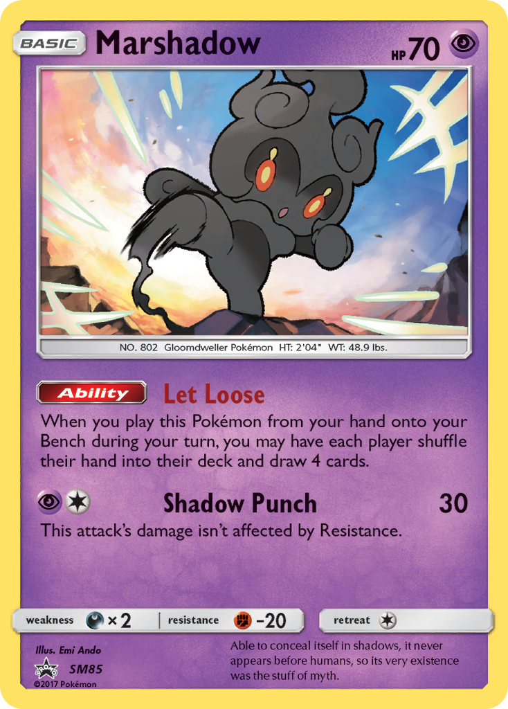 Marshadow - SM Black Star Promos SET-SM85