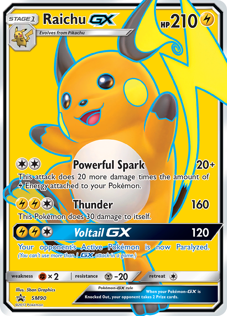 Raichu-GX - SM Black Star Promos SET-SM90