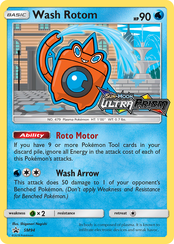 Wash Rotom - SM Black Star Promos SET-SM94