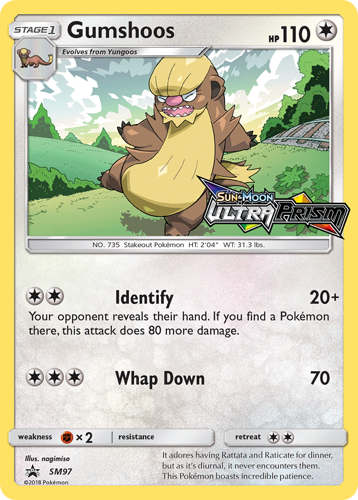 Gumshoos - SM Black Star Promos SET-SM97
