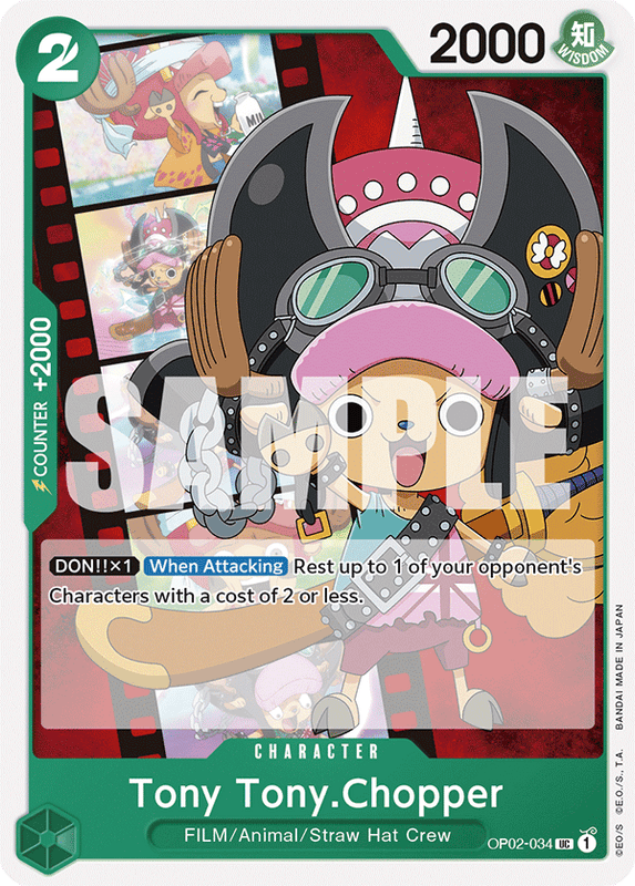 Tony Tony.Chopper ST11 OP02-034