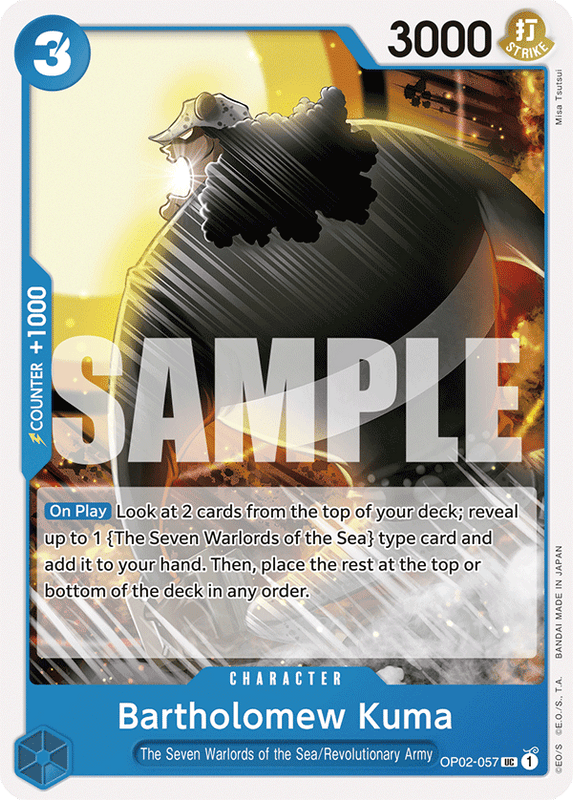 Bartholomew Kuma ST17 OP02-057