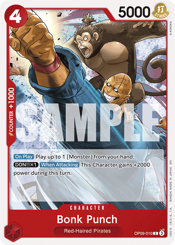 Bonk Punch ST23 OP09-010 C