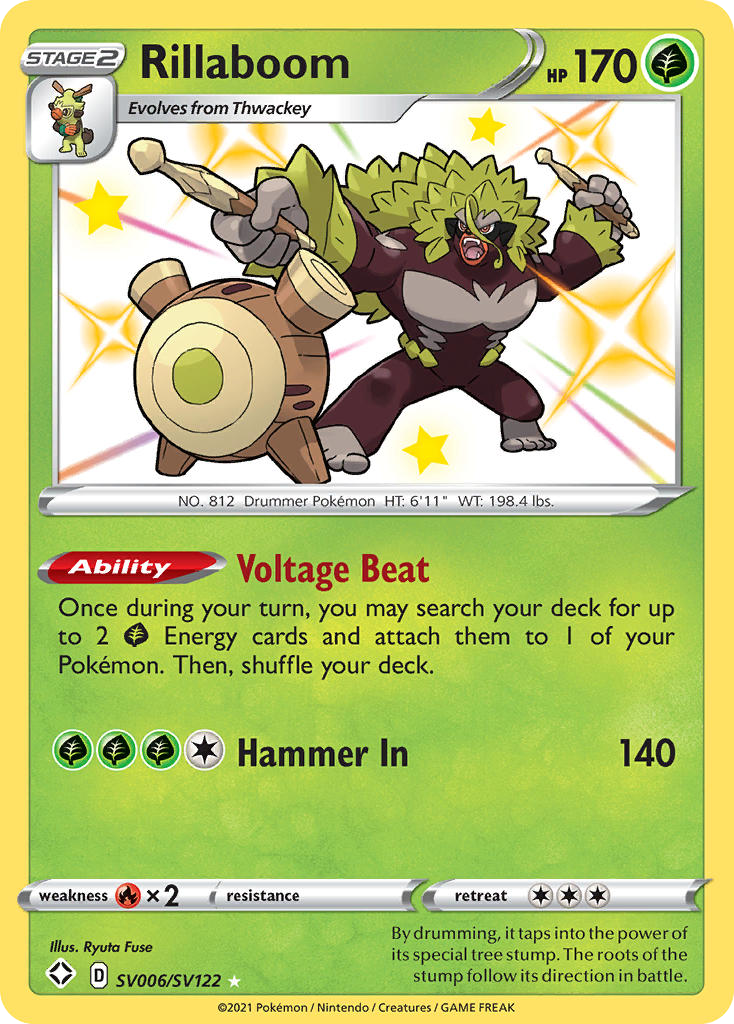 Rillaboom - Shining Fates Shiny Vault SET-SV006