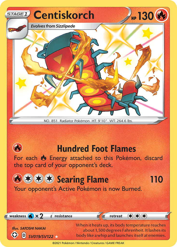 Centiskorch - Shining Fates Shiny Vault SET-SV019