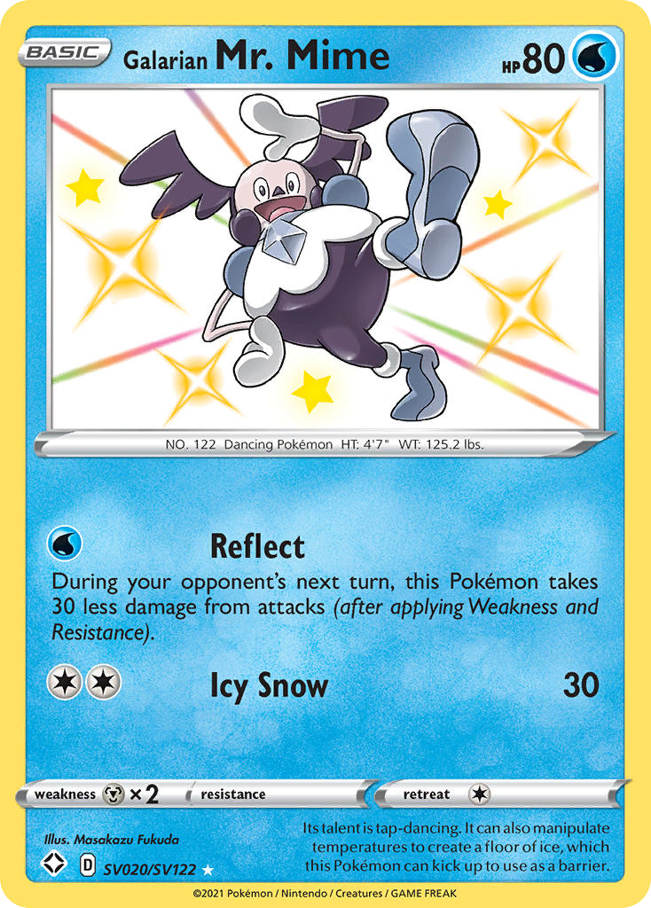 Galarian Mr. Mime - Shining Fates Shiny Vault SET-SV020
