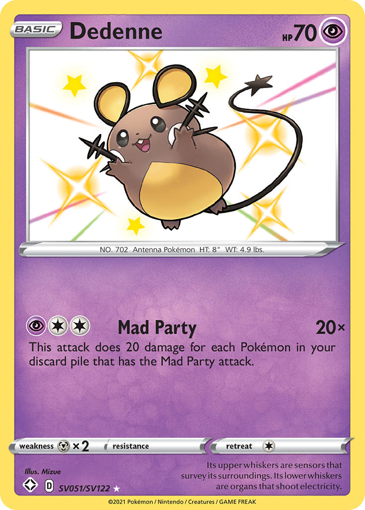 Dedenne - Shining Fates Shiny Vault SET-SV051