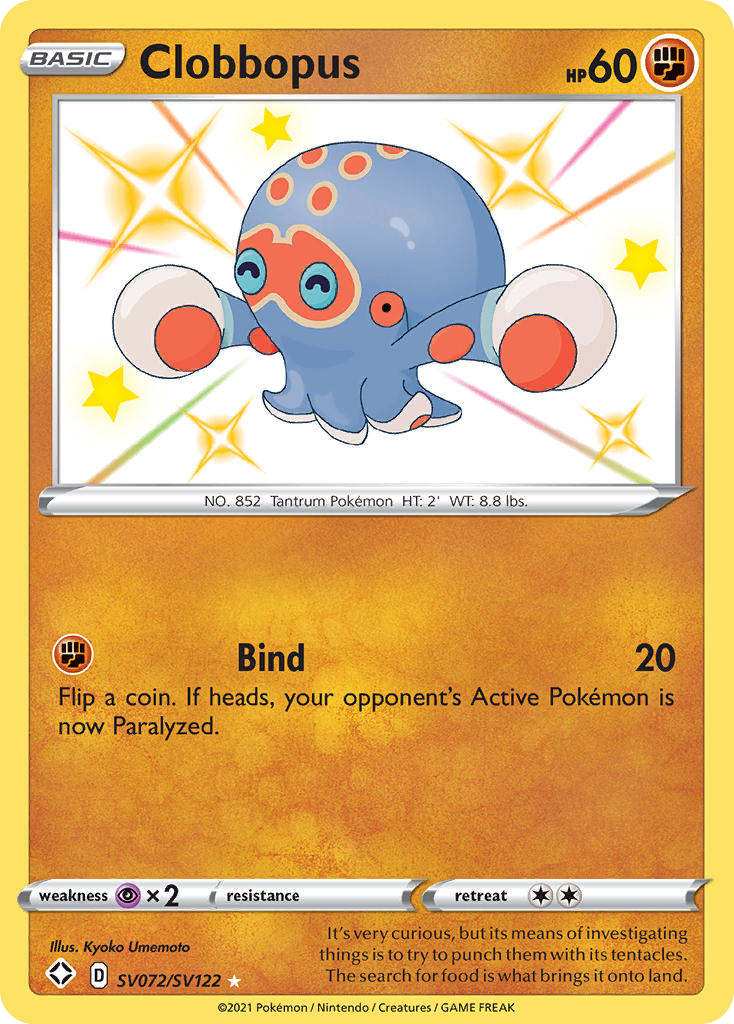 Clobbopus - Shining Fates Shiny Vault SET-SV072