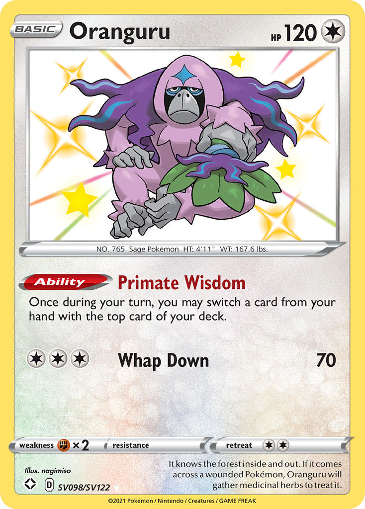 Oranguru - Shining Fates Shiny Vault SET-SV098