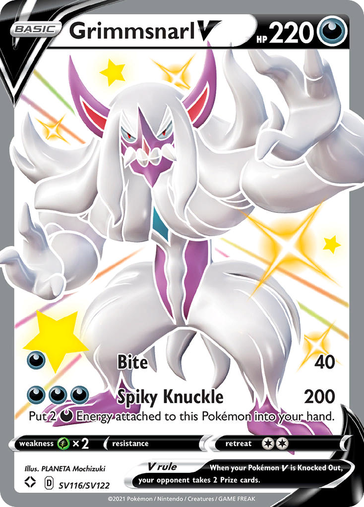 Grimmsnarl V - Shining Fates Shiny Vault SET-SV116