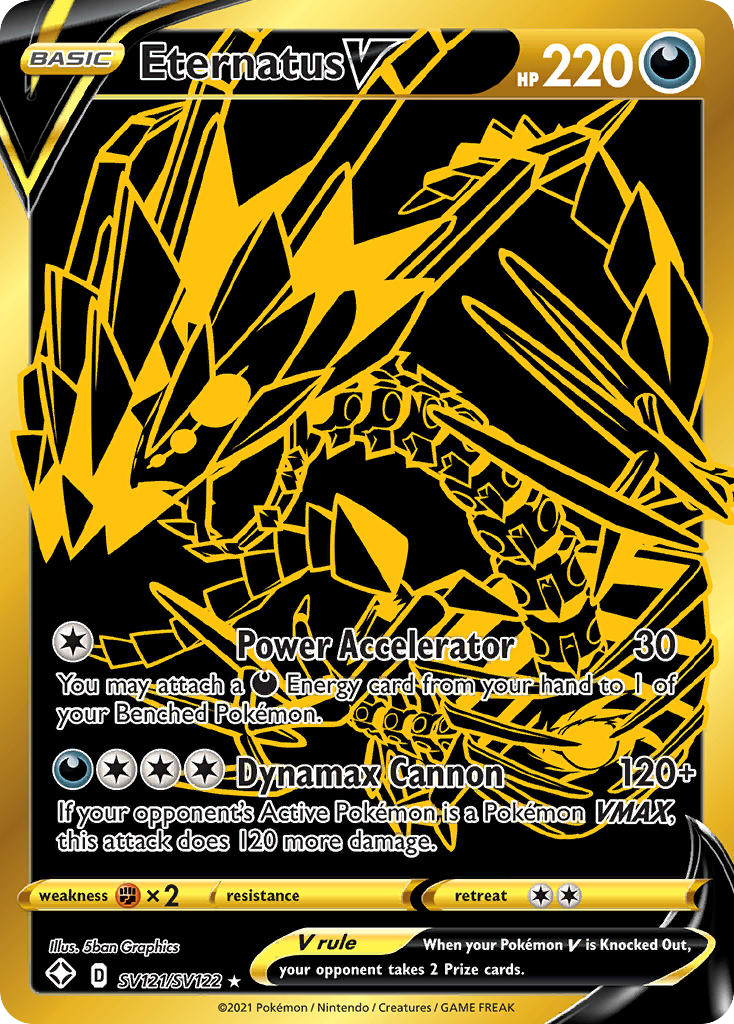 Eternatus V - Shining Fates Shiny Vault SET-SV121