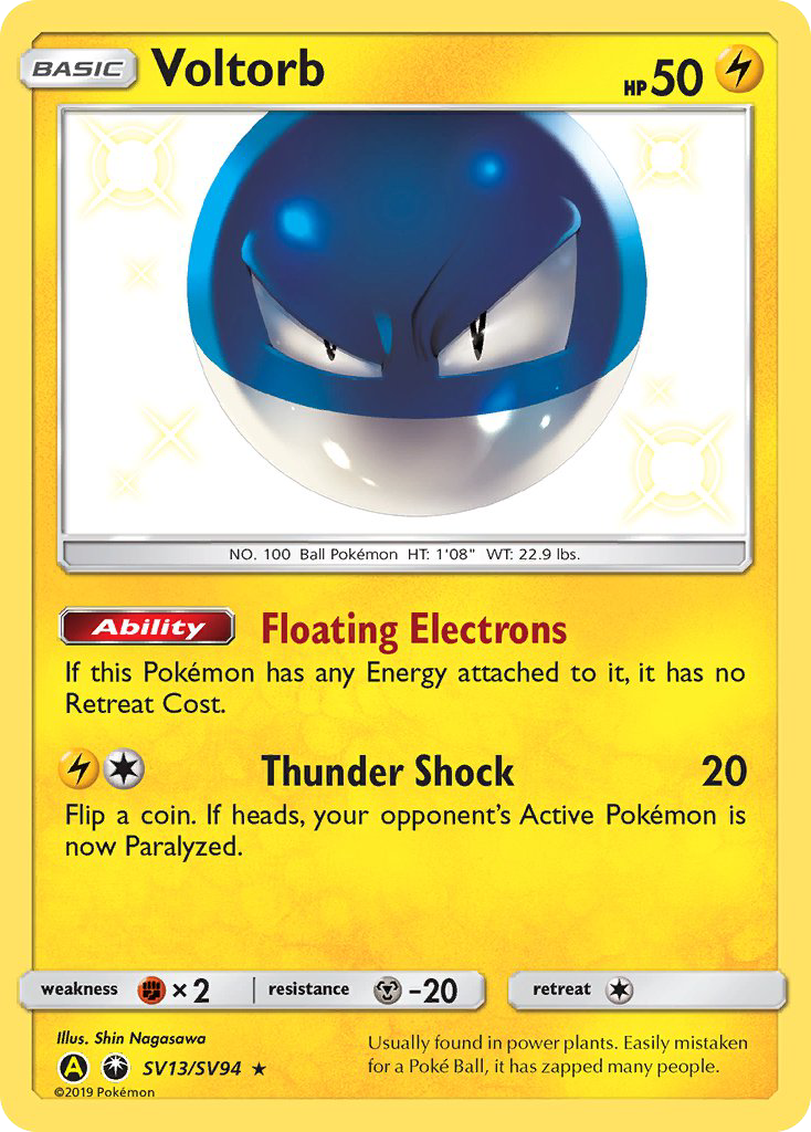 Voltorb - Hidden Fates Shiny Vault SET-SV13