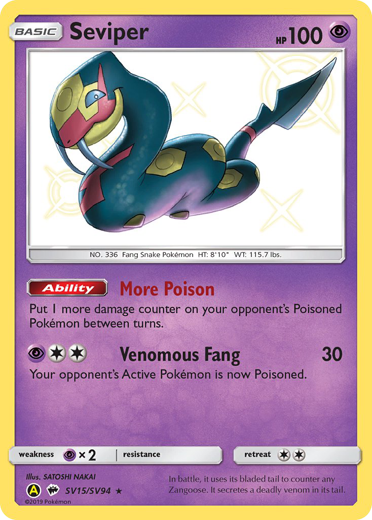 Seviper - Hidden Fates Shiny Vault SET-SV15