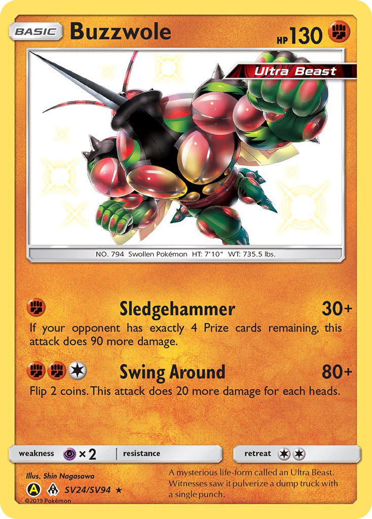Buzzwole - Hidden Fates Shiny Vault SET-SV24