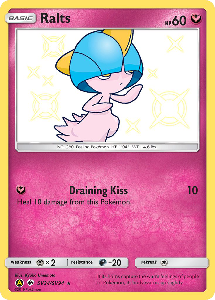 Ralts - Hidden Fates Shiny Vault SET-SV34