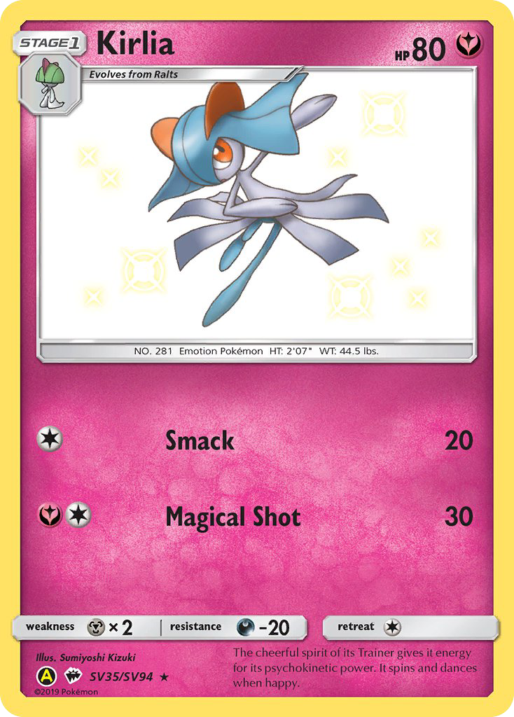 Kirlia - Hidden Fates Shiny Vault SET-SV35