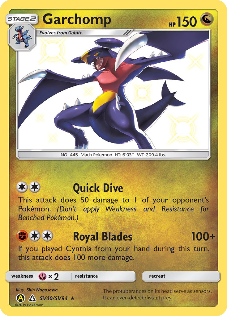 Garchomp - Hidden Fates Shiny Vault SET-SV40