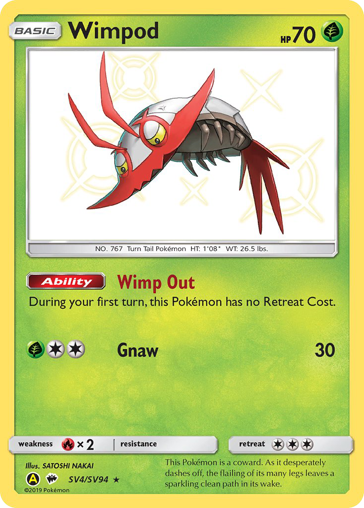 Wimpod - Hidden Fates Shiny Vault SET-SV4