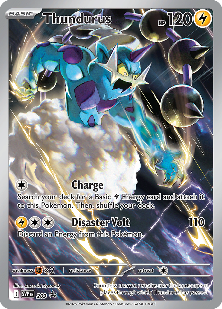 Thundurus Scarlet & Violet Promos SET-209