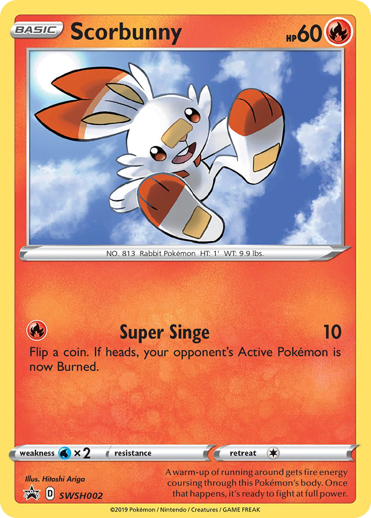 Scorbunny - SWSH Black Star Promos SET-SWSH002