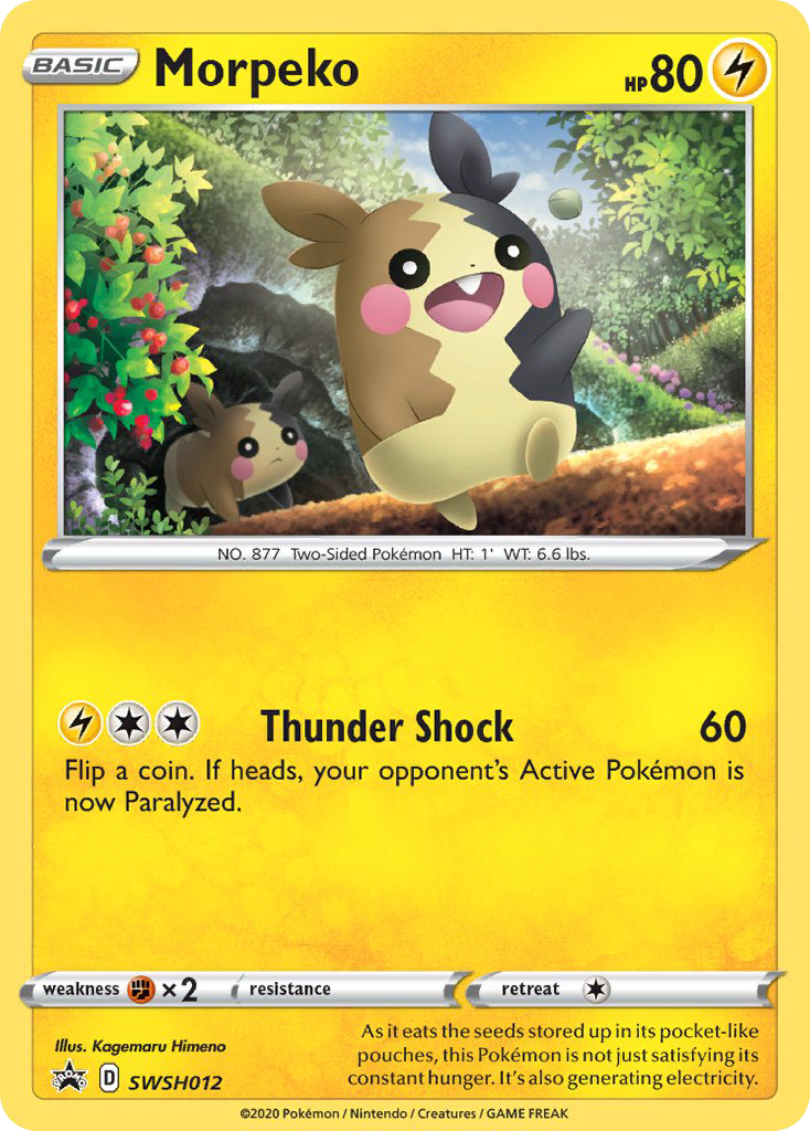 Morpeko - SWSH Black Star Promos SET-SWSH012