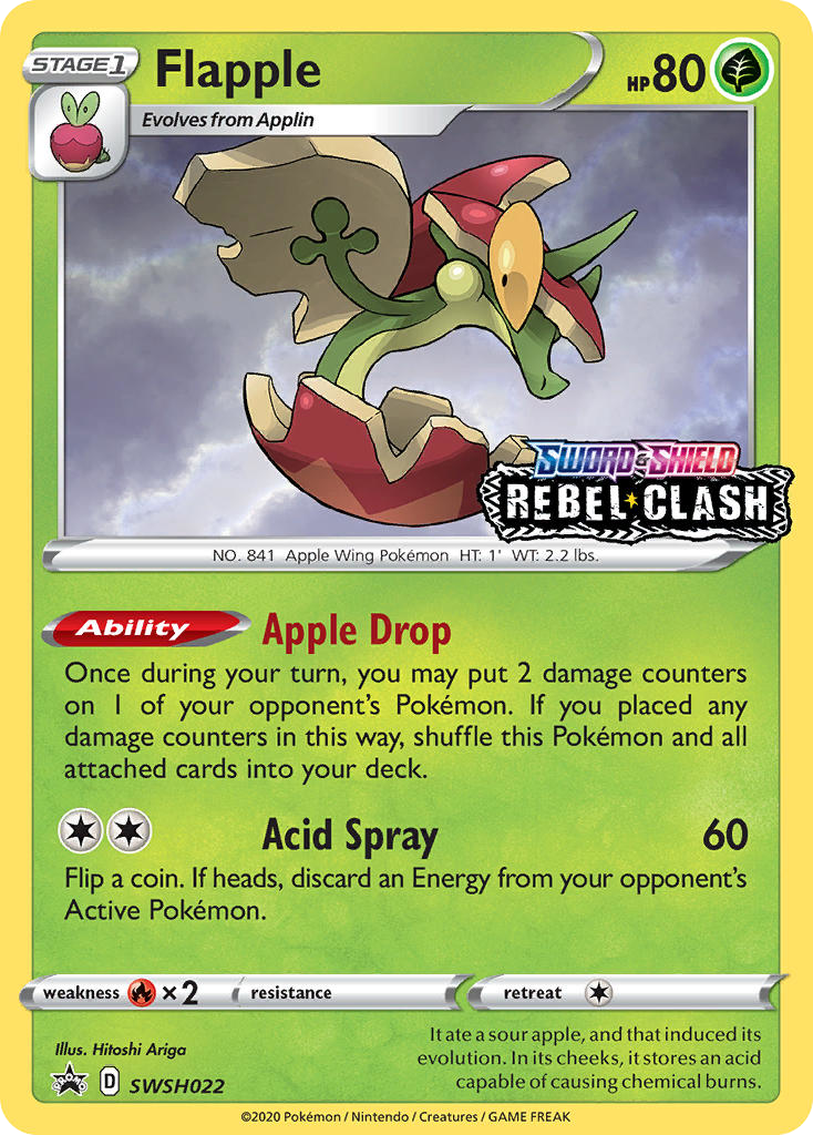 Flapple - SWSH Black Star Promos SET-SWSH022