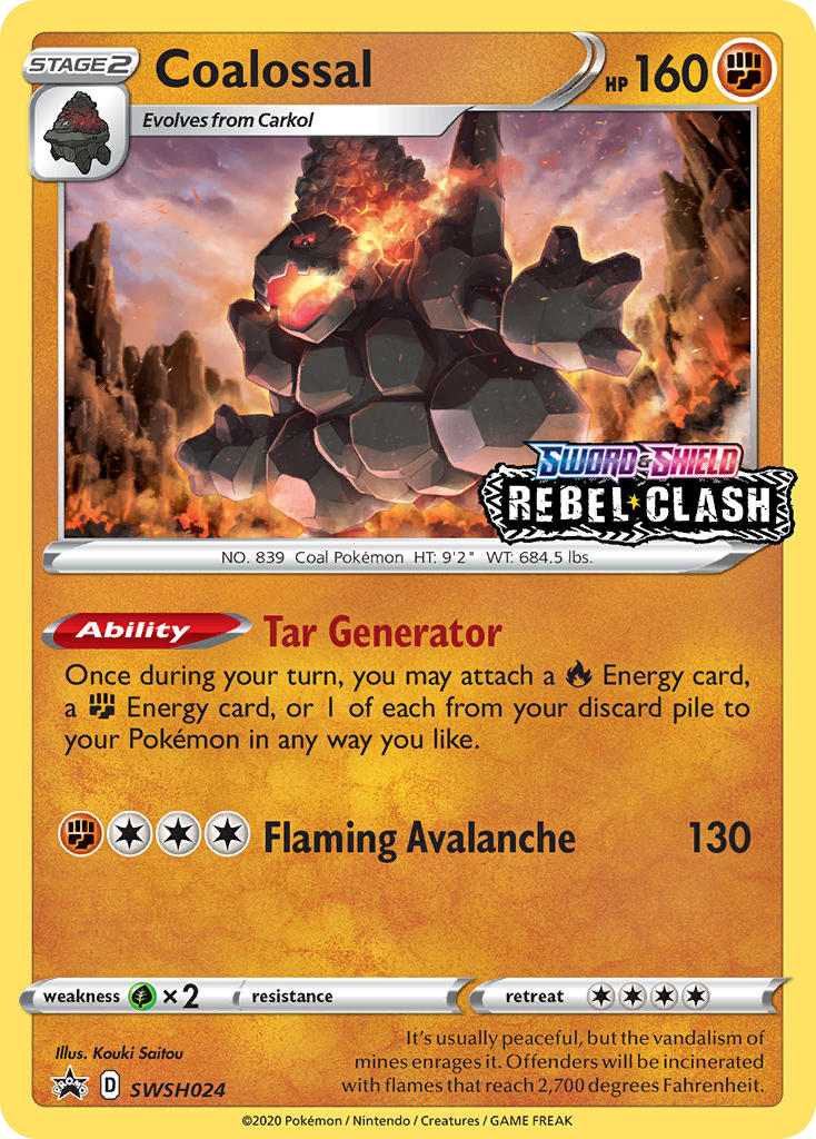 Coalossal - SWSH Black Star Promos SET-SWSH024
