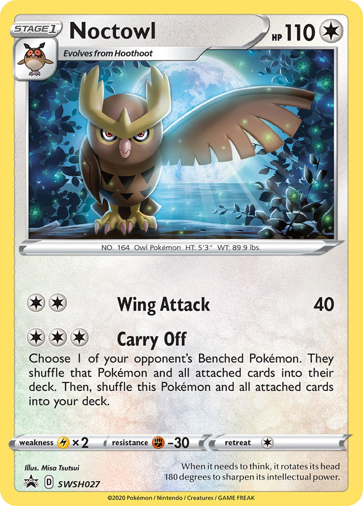 Noctowl - SWSH Black Star Promos SET-SWSH027