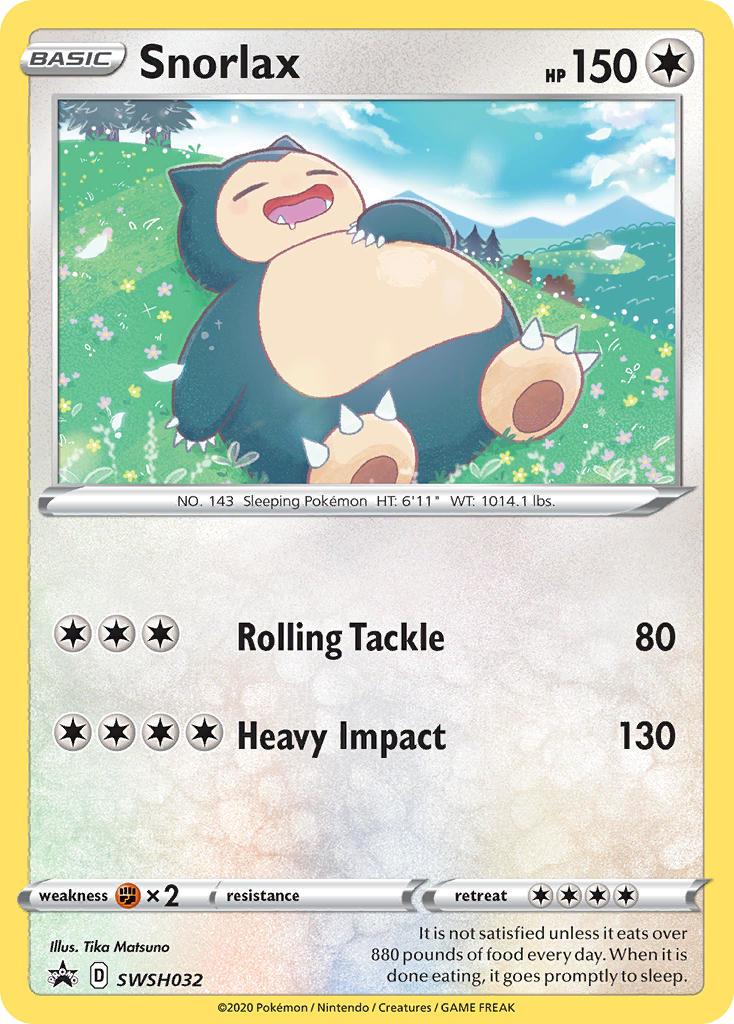 Snorlax - SWSH Black Star Promos SET-SWSH032
