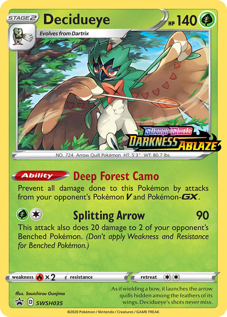 Decidueye - SWSH Black Star Promos SET-SWSH035