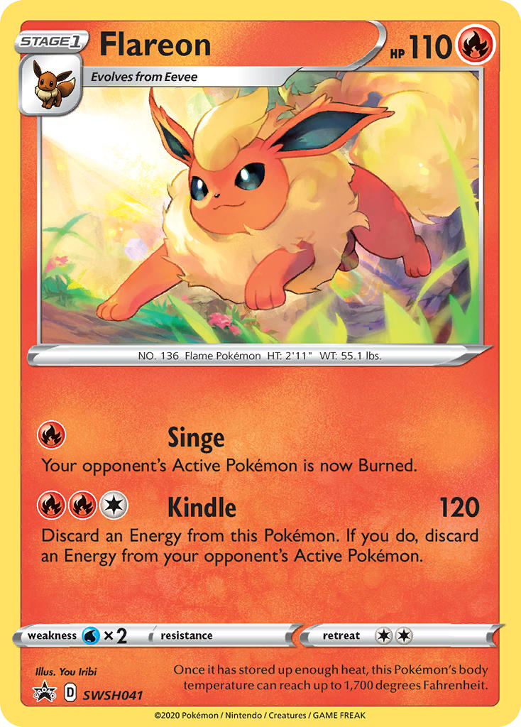 Flareon - SWSH Black Star Promos SET-SWSH041