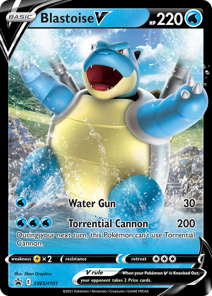 Blastoise V - SWSH Black Star Promos SET-SWSH101