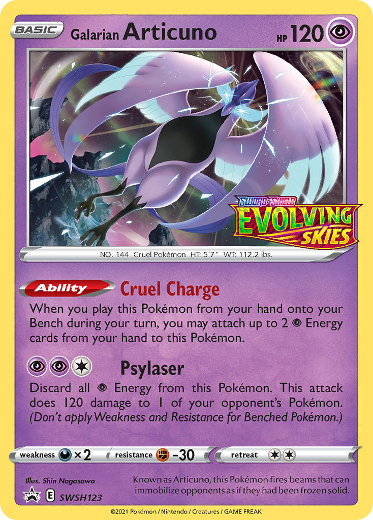 Galarian Articuno - SWSH Black Star Promos SET-SWSH123