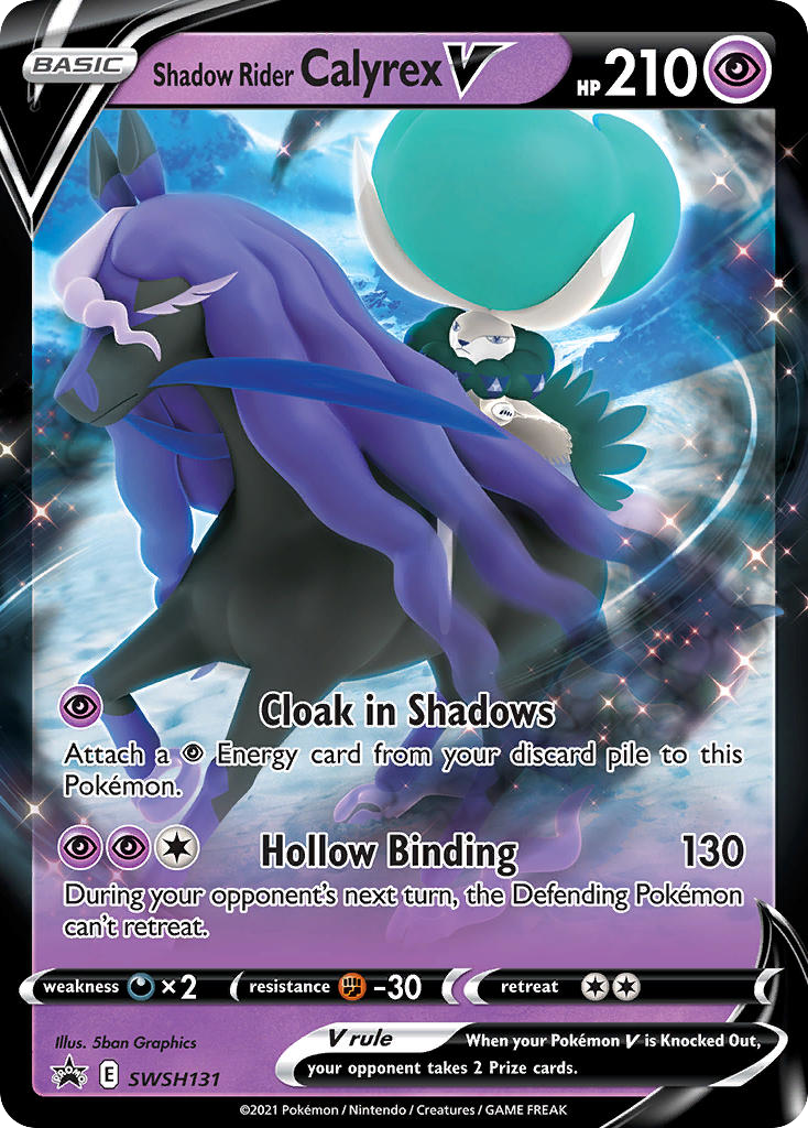 Shadow Rider Calyrex V - SWSH Black Star Promos SET-SWSH131
