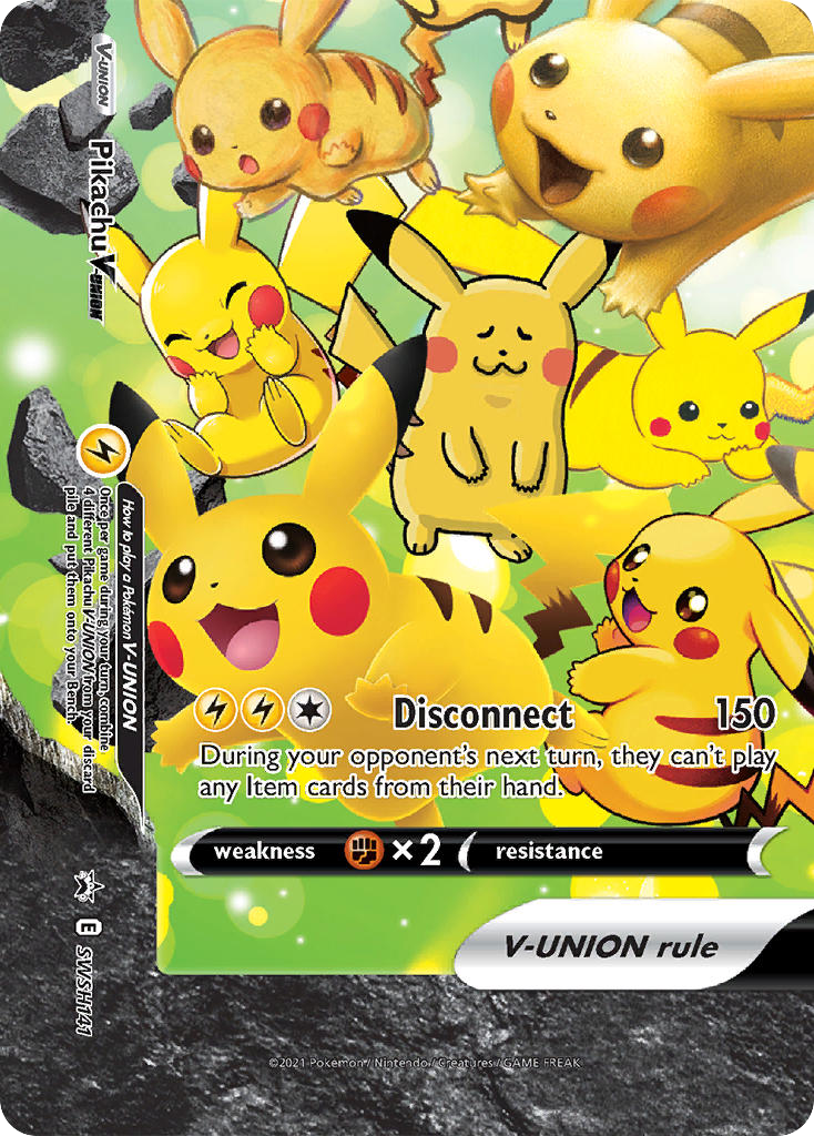 Pikachu V-UNION - SWSH Black Star Promos SET-SWSH141
