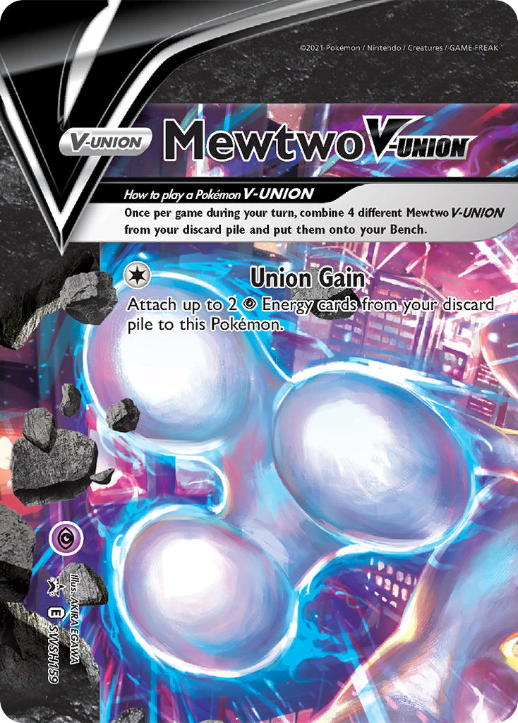 Mewtwo V-UNION - SWSH Black Star Promos SET-SWSH159