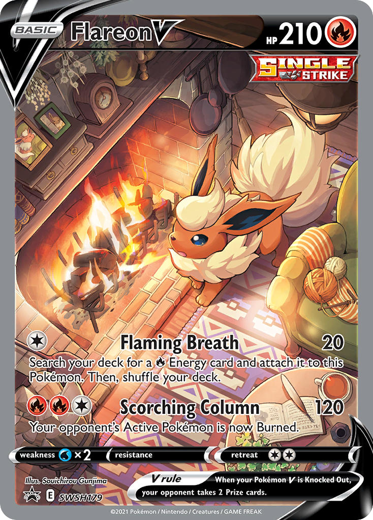 Flareon V - SWSH Black Star Promos SET-SWSH179