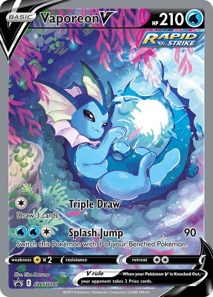 Vaporeon V - SWSH Black Star Promos SET-SWSH181