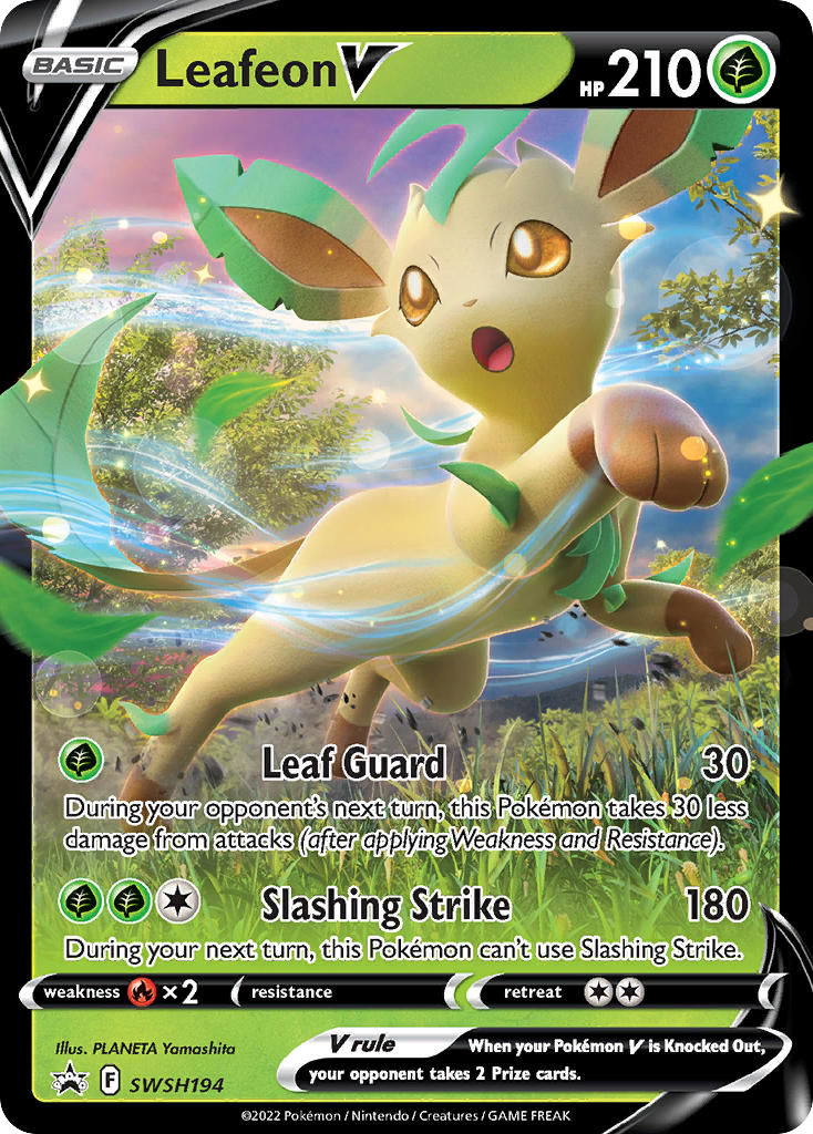 Leafeon V - SWSH Black Star Promos SET-SWSH194