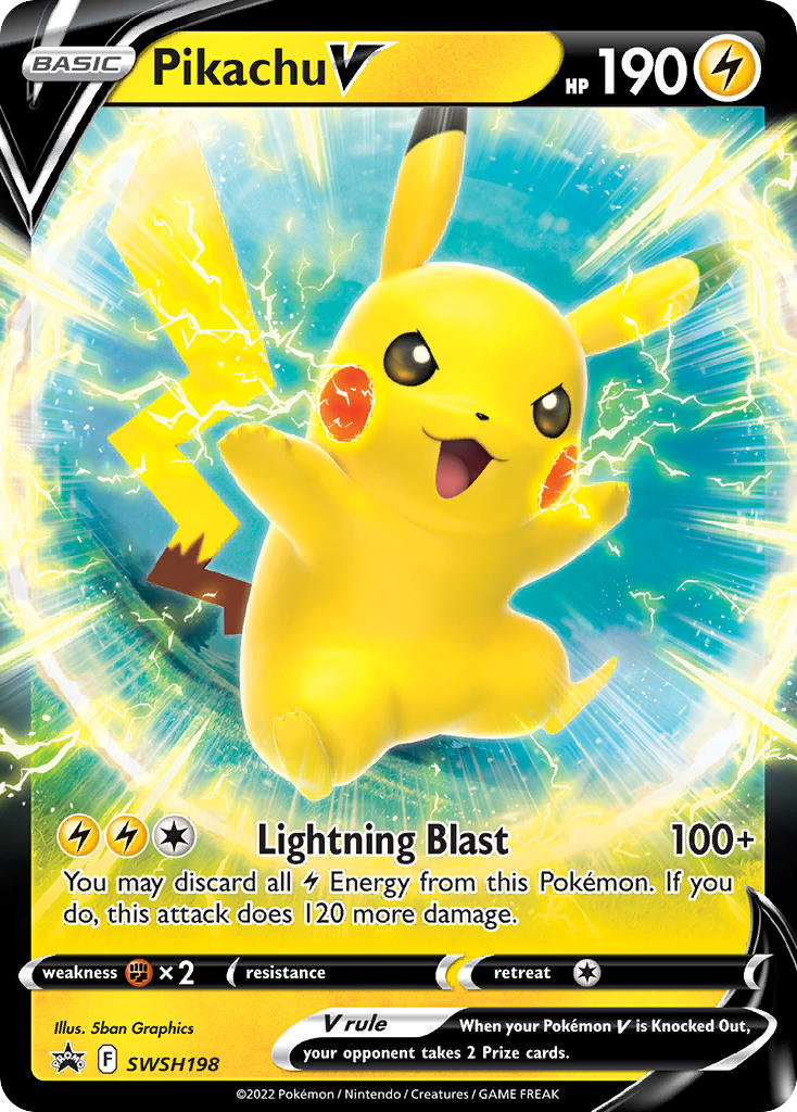 Pikachu V - SWSH Black Star Promos SET-SWSH198