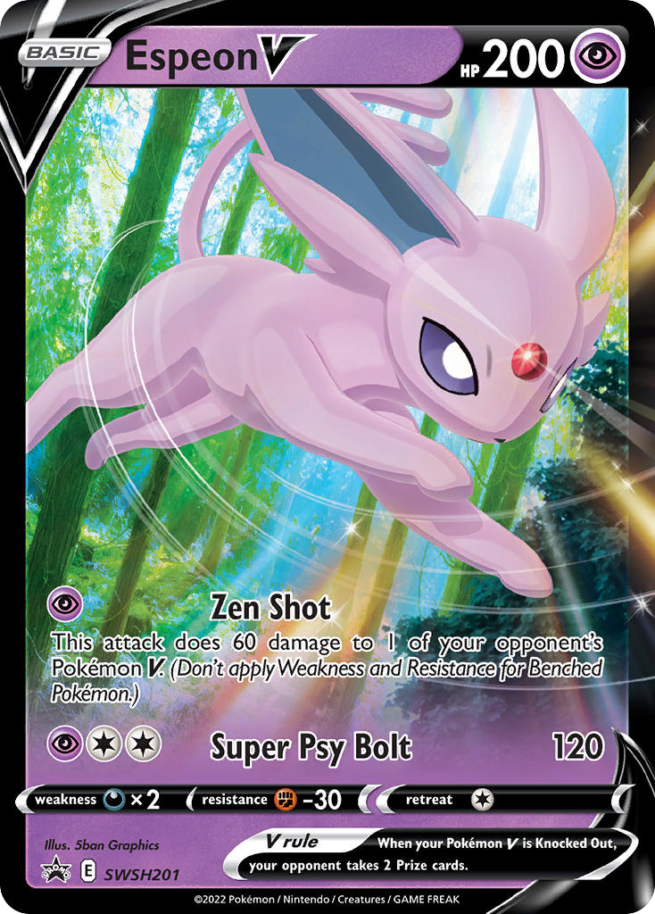 Espeon V - SWSH Black Star Promos SET-SWSH201