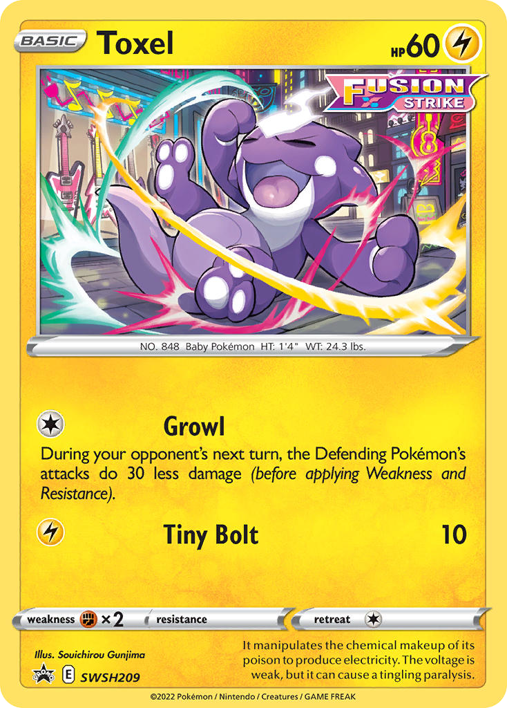 Toxel - SWSH Black Star Promos SET-SWSH209
