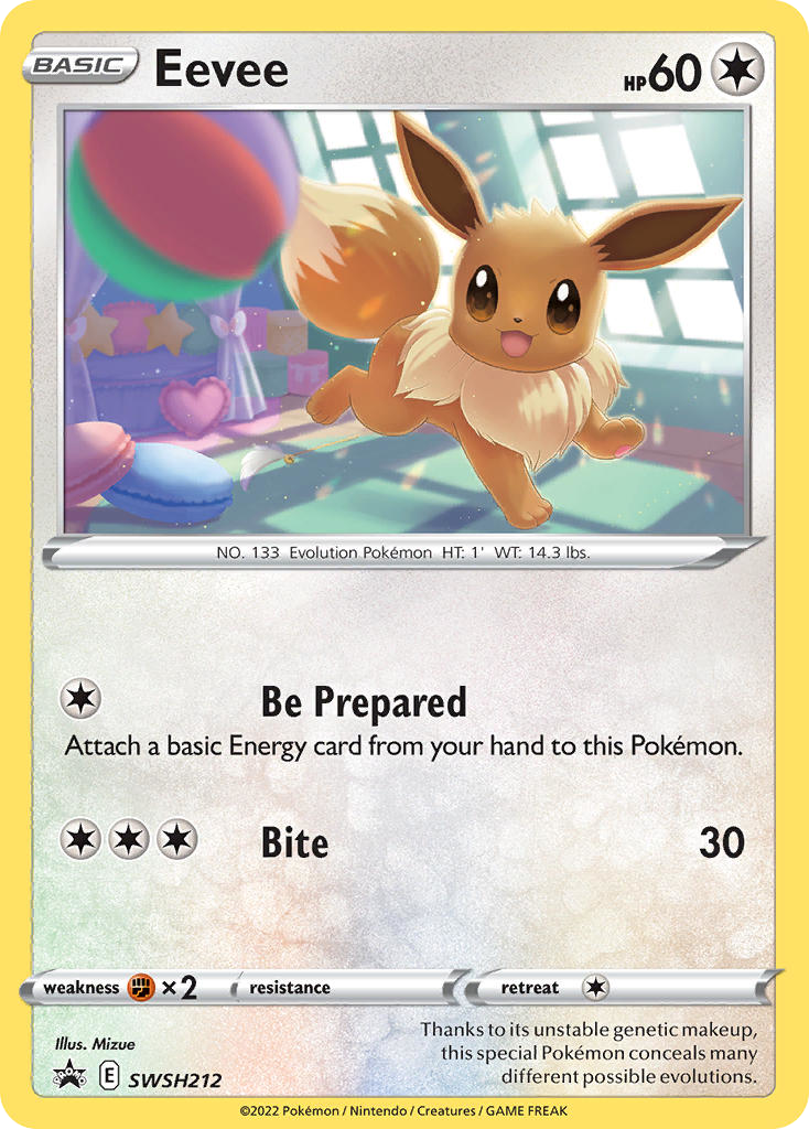 Eevee - SWSH Black Star Promos SET-SWSH212