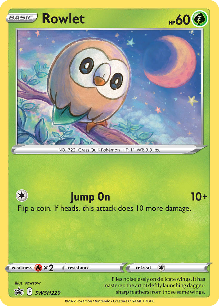 Rowlet - SWSH Black Star Promos SET-SWSH220